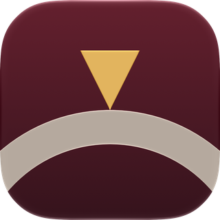 The Andante app icon: a gold needle resting on a curved gauge